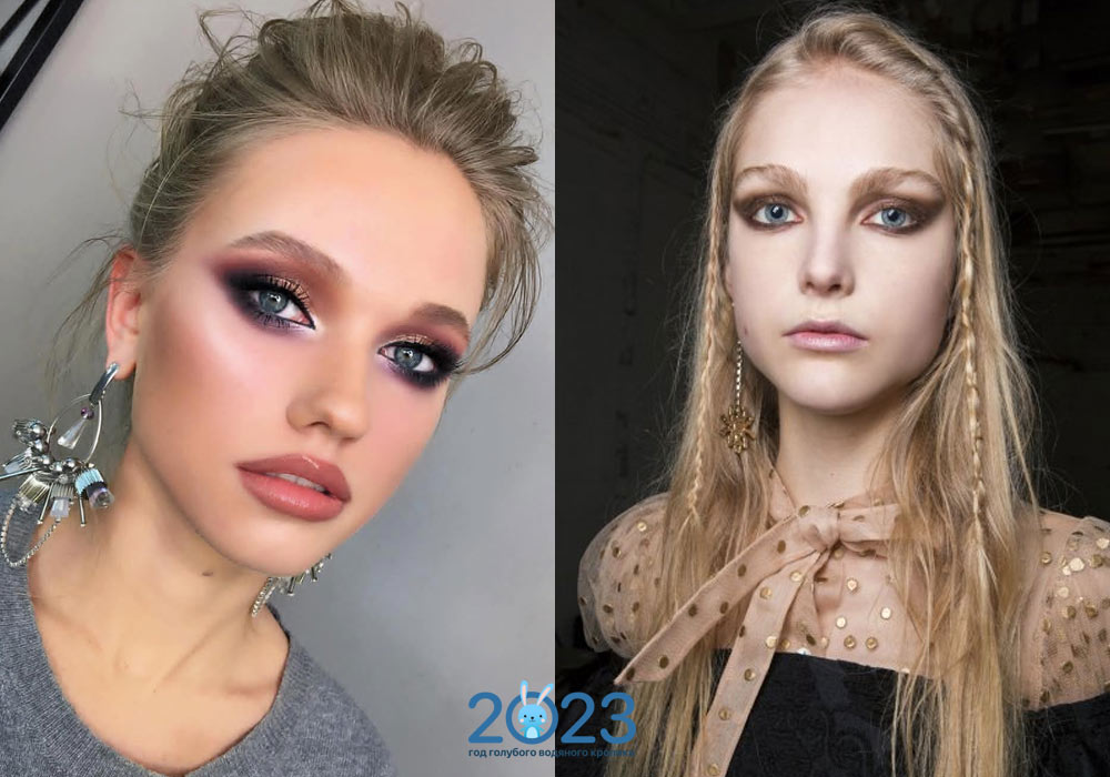 Смоки-айс - модный макияж на Новый Год 2023