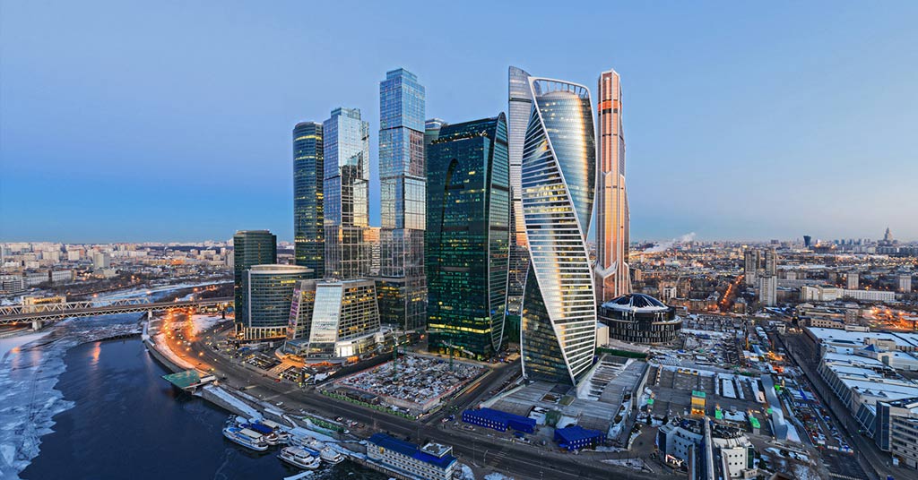 Новый 2023 год в Москве на крыше небоскреба Москва-Сити