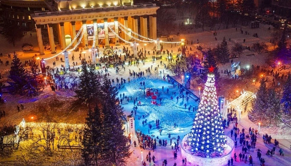 Новосибирск - Новогодняя столица России в 2023 году