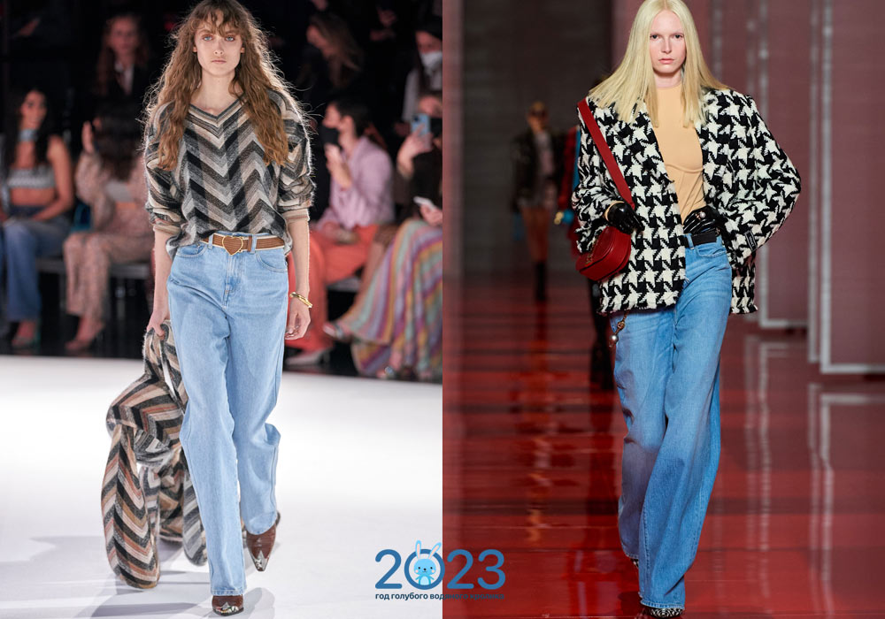 Модные джинсы - базовый гардероб на осень-зиму 2022-2023 года