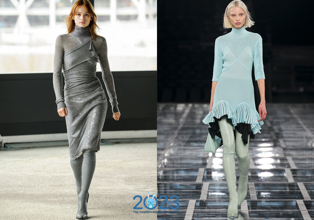 Модные сапоги-чулки осень-зима 2022-2023 года
