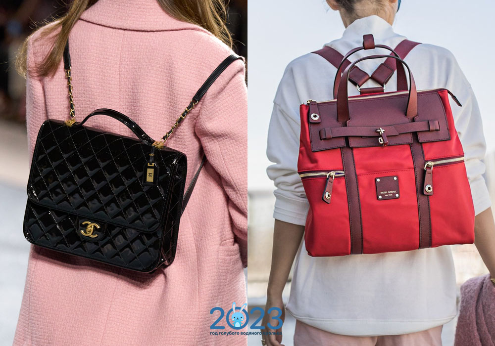 Модные сумки рюкзаки сезона осень-зима 2022-2023