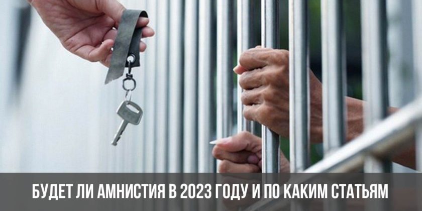 Будет ли амнистия в 2023 году и по каким статьям