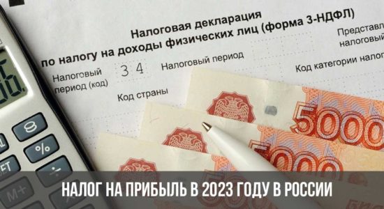 Налог на прибыль в 2023 году в России